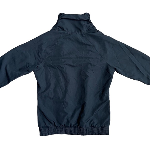 UNDER ARMOUR BLACK FULL ZIP MOCKNECK WINDBREAKER JACKET SIZE XS - Picture 4 of 6